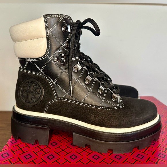 New Tory Burch Miller Lug Sole Boots Bloomingdale’s 150th Anniversary Exclusive - Picture 6 of 12